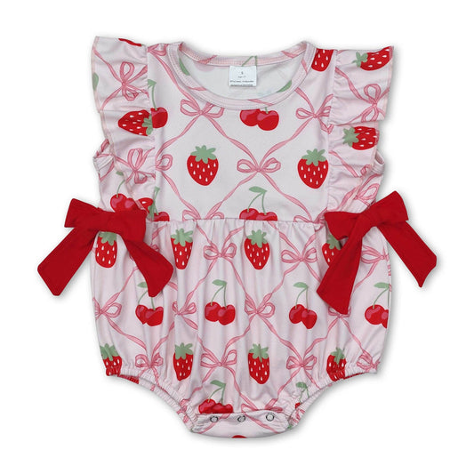 Strawberry & Cherry Bow Bubble