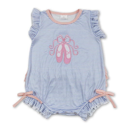 Striped Ballet Shoe Bubble